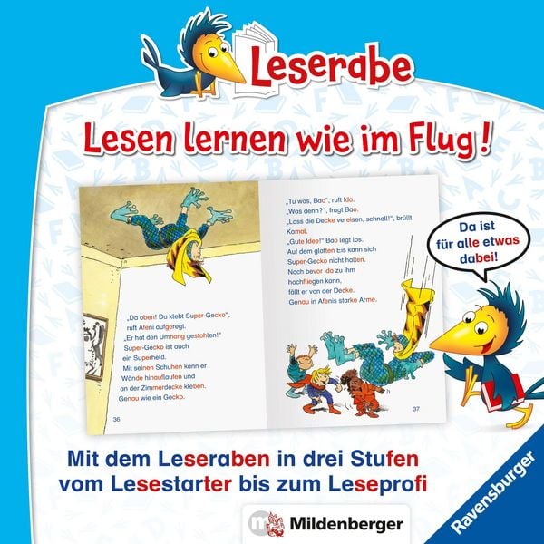 Produktbild: Leserabe mit Mildenberger Silbenmethode - Die Superhelden-Schule