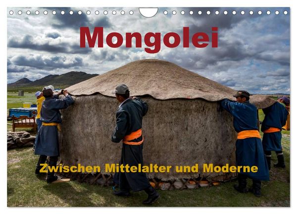 Produktbild: Mongolei - Zwischen Mittelalter und Moderne (Wandkalender 2026 DIN A4 quer), CALVENDO Monatskalender