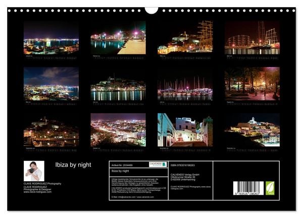 Produktbild: Ibiza by night (Wandkalender 2026 DIN A3 quer), CALVENDO Monatskalender