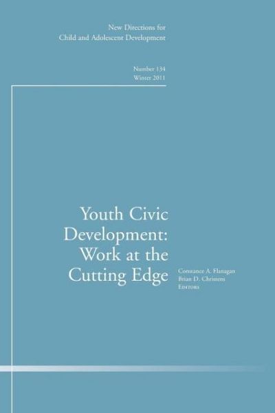 Produktbild: Flanagan, C: Youth Civic Development: Work at the Cutting Ed