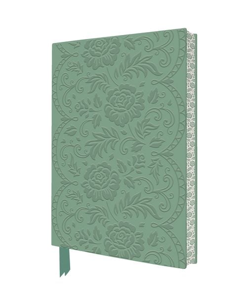 Produktbild: Exquisit Premium Notizbuch DIN A5: Spitze mit Rosenmuster