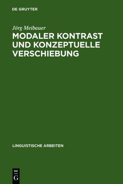 Produktbild: Modaler Kontrast und konzeptuelle Verschiebung