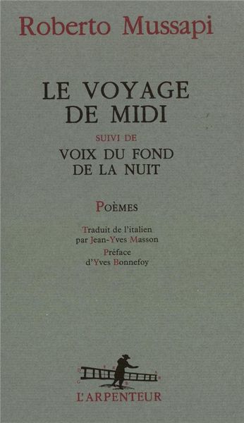 Produktbild: Le voyage de midi, suivi de Voix du fond de la nuit