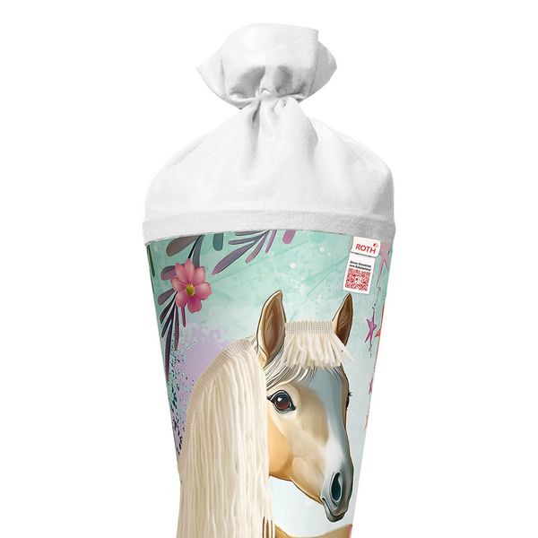 Produktbild: Motivschult&uuml;te 70 cm, Pferd Bella, Wollm&auml;hne