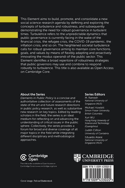 Produktbild: Robust Governance in Turbulent Times