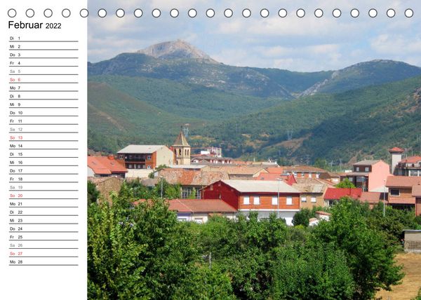 Produktbild: Jakobsweg - Camino San Salvador (Tischkalender 2022 DIN A5 quer)