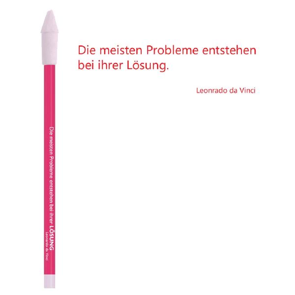 Produktbild: Bleistift rot da Vinci, Lösung