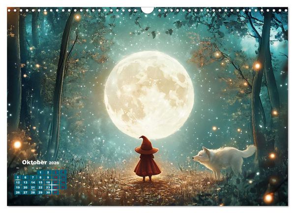 Produktbild: Zauber zur Mitternacht (Wandkalender 2026 DIN A3 quer), CALVENDO Monatskalender