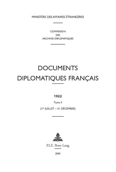 Produktbild: Documents diplomatiques fran&ccedil;ais