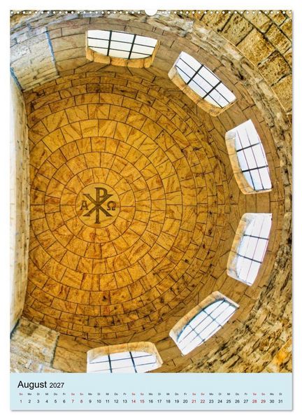 Produktbild: Evangelische Erl&ouml;serkirche Jerusalem (hochwertiger Premium Wandkalender 2027 DIN A2 hoch), Kunstdruck in Hochglanz