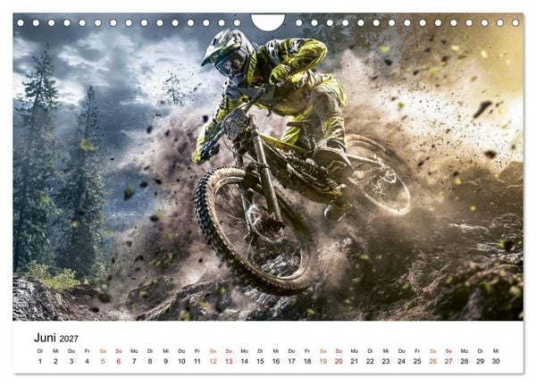 Produktbild: Mountainbike - Trails am Limit (Wandkalender 2027 DIN A4 quer), CALVENDO Monatskalender