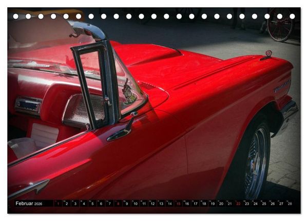 Produktbild: Auto-Legenden: FORD THUNDERBIRD (Tischkalender 2026 DIN A5 quer), CALVENDO Monatskalender