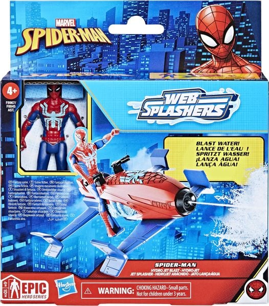 Hasbro - Marvel Spider-Man Epic Hero Series Web Splashers Spider-Man Jet Splasher