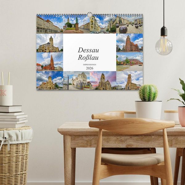 Produktbild: Dessau Ro&szlig;lau Impressionen (Wandkalender 2026 DIN A3 quer), CALVENDO Monatskalender
