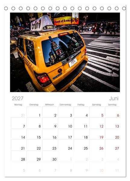 Produktbild: Tischplaner 2027 - New York feeling (A5 Tischkalender zum Aufstellen) CALVENDO