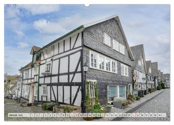 Produktbild: Freudenberg Impressionen (Wandkalender 2026 DIN A2 quer), CALVENDO Monatskalender