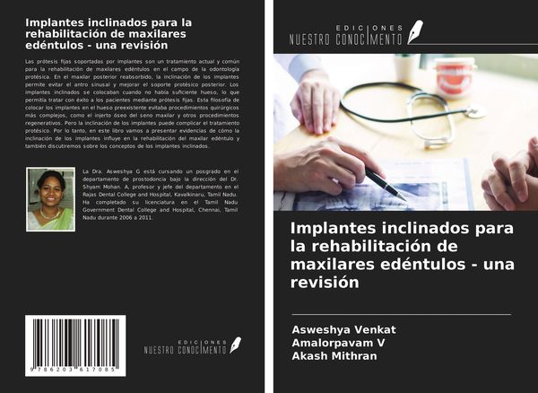 Produktbild: Implantes inclinados para la rehabilitaci&oacute;n de maxilares ed&eacute;ntulos - una revisi&oacute;n