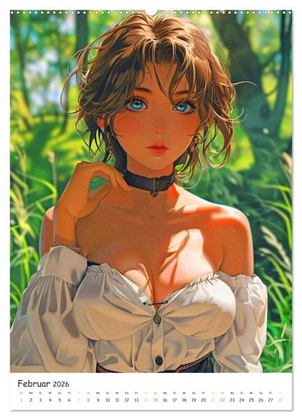 Produktbild: Anime Cuties - Charmante Heldinnen (Wandkalender 2026 DIN A2 hoch), CALVENDO Monatskalender