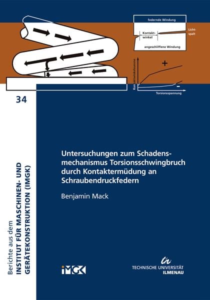 Produktbild: Untersuchungen zum Schadensmechanismus Torsionsschwingbruch durch Kontakterm&uuml;dung an Schraubendruckfedern