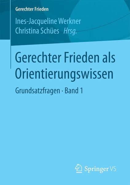 Produktbild: Gerechter Frieden als Orientierungswissen