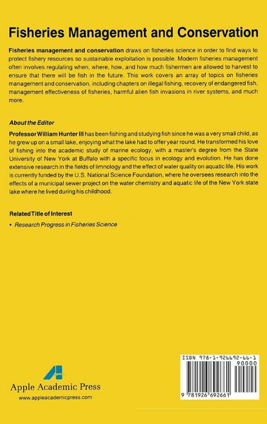 Produktbild: Fisheries Management and Conservation