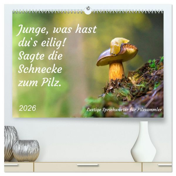 Produktbild: Junge, was hast du`s eilig (hochwertiger Premium Wandkalender 2026 DIN A2 quer), Kunstdruck in Hochglanz