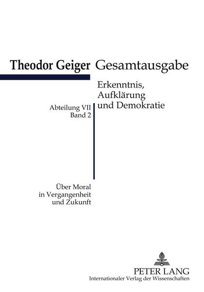 Produktbild: &Uuml;ber Moral in Vergangenheit und Zukunft