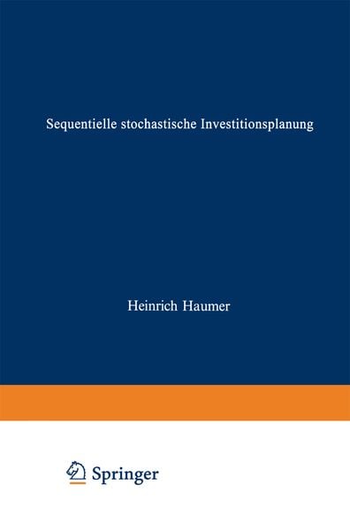 Produktbild: Sequentielle stochastische Investitionsplanung