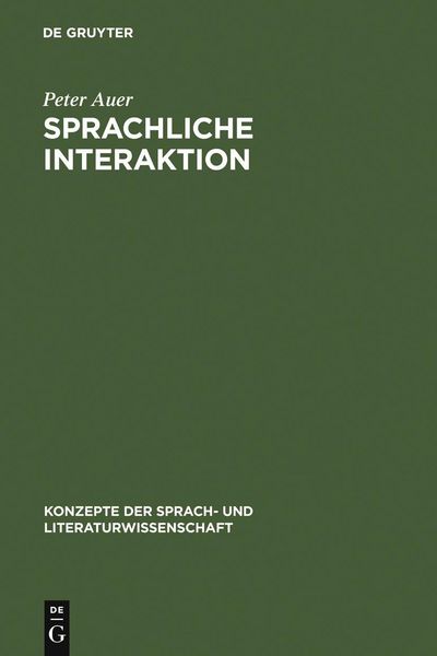 Produktbild: Sprachliche Interaktion