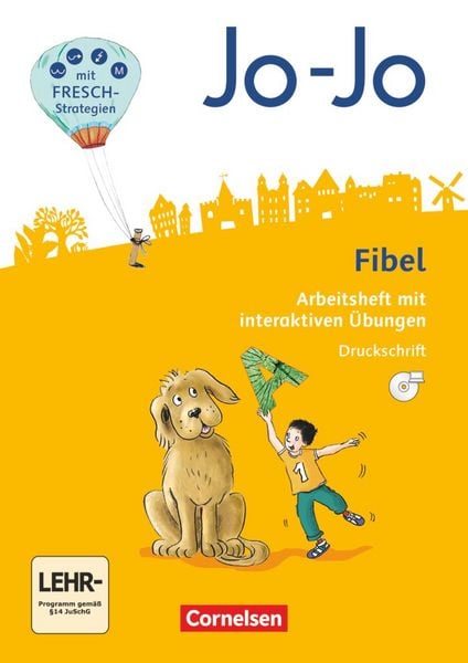 Produktbild: Jo-Jo Fibel 1. Schuljahr - Allgemeine Ausgabe - Neubearbeitung 2016. Arbeitsheft in Druckschrift mit interaktiven &Uuml;bungen auf scook.de