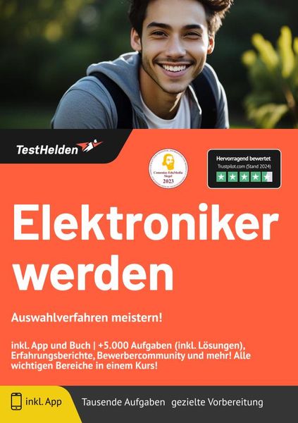 Produktbild: Elektroniker werden - Auswahlverfahren meistern!