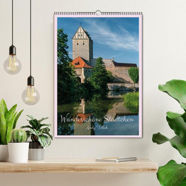 Produktbild: Wundersch&ouml;ne St&auml;dtchen (Wandkalender 2026 DIN A2 hoch), CALVENDO Monatskalender