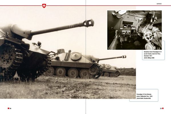 Produktbild: Panzerfahrzeuge der Schweizer Armee