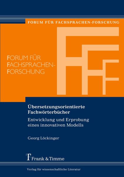 Produktbild: &Uuml;bersetzungsorientierte Fachw&ouml;rterb&uuml;cher