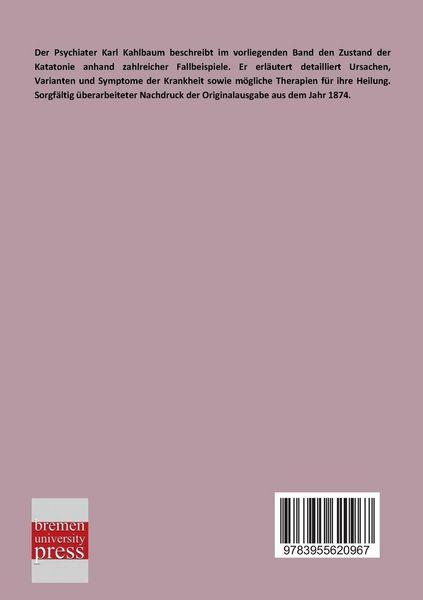 Produktbild: Die Katatonie