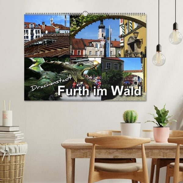 Produktbild: Drachenstadt Furth im Wald (Wandkalender 2026 DIN A2 quer), CALVENDO Monatskalender