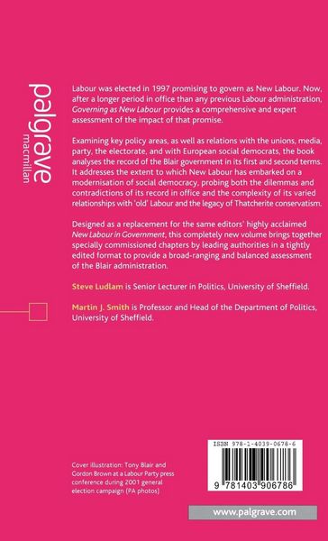 Produktbild: Governing as New Labour