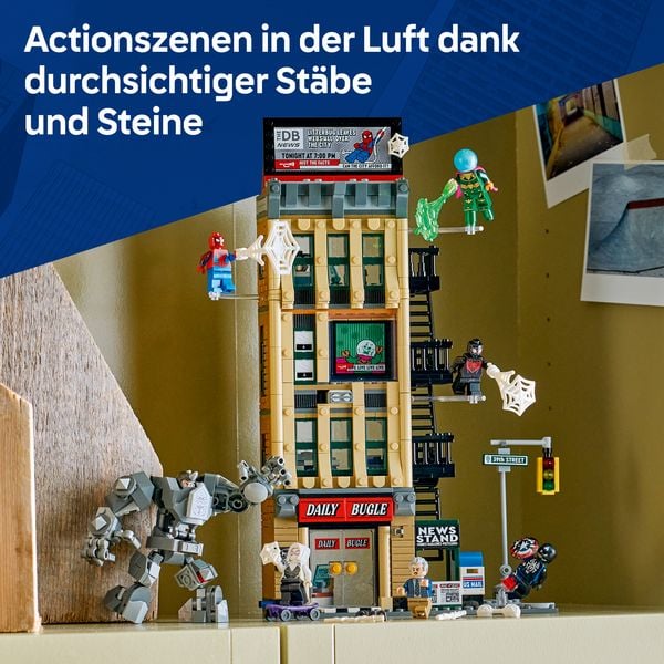 Produktbild: LEGO 76342 Marvel Spider-Man vs. Mysterio: Daily Bugle, Spielzeug ab 10