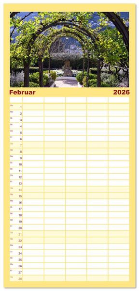 Produktbild: Familienplaner 2026 - Sehnsuchtsort Amalfik&uuml;ste mit 5 Spalten (Wandkalender, 21 x 45 cm) CALVENDO