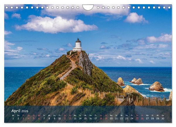 Produktbild: Magische Orte: Neuseeland (Wandkalender 2026 DIN A4 quer), CALVENDO Monatskalender
