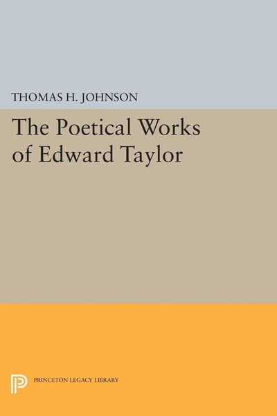 Produktbild: The Poetical Works of Edward Taylor