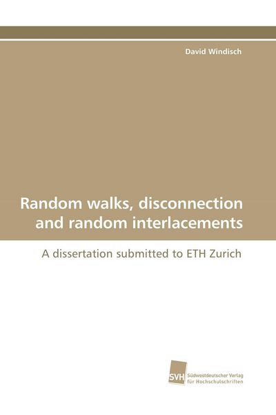 Produktbild: Random walks, disconnection and random interlacements