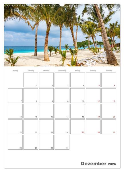 Produktbild: Sansibar - Reiseplaner (hochwertiger Premium Wandkalender 2026 DIN A2 hoch), Kunstdruck in Hochglanz