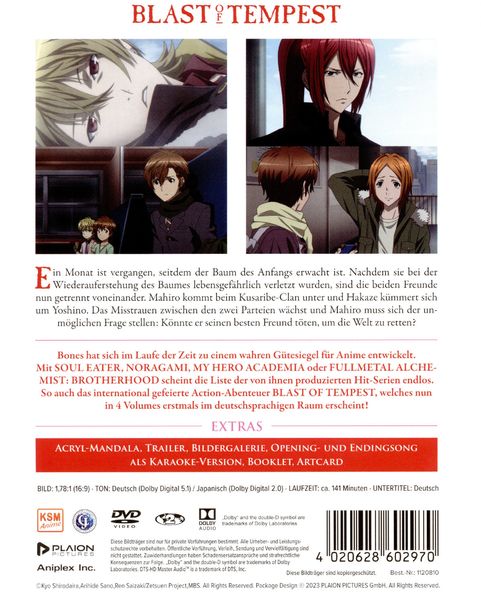 Produktbild: Blast of Tempest: Vol. 3 (Ep. 13-18)