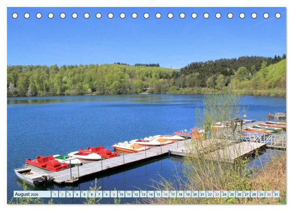 Produktbild: Traumhafte Eifel - In der Vulkaneifel unterwegs (Tischkalender 2026 DIN A5 quer), CALVENDO Monatskalender