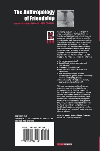 Produktbild: The Anthropology of Friendship