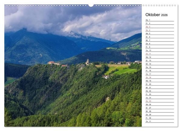 Produktbild: Pustertal - Das gr&uuml;ne Tal S&uuml;dtirols (Wandkalender 2026 DIN A2 quer), CALVENDO Monatskalender