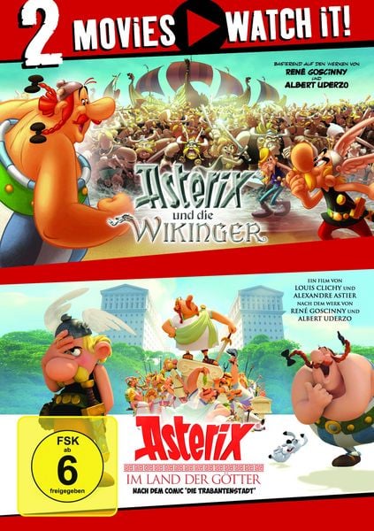 Produktbild: Asterix und die Wikinger/Asterix im Land der G&ouml;tter [2 DVDs]