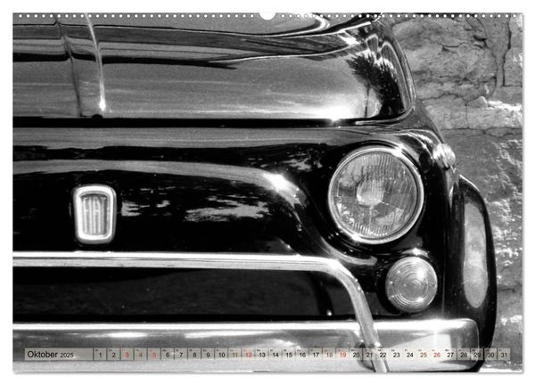 Produktbild: il Cinquecento - Details im Fokus - im Look eines legend&auml;ren Analogfilms (hochwertiger Premium Wandkalender 2025 DIN A2 quer), Kunstdruck in Hochglanz