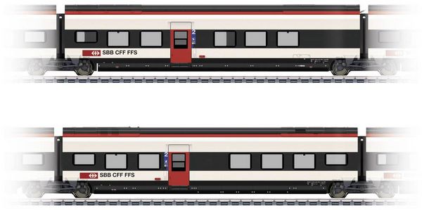 Produktbild: M&auml;rklin 43462 H0 Erg&auml;nzungsset 2 zu Giruno der SBB D(B9) 2.Klasse und E(B8) 2.Klasse
